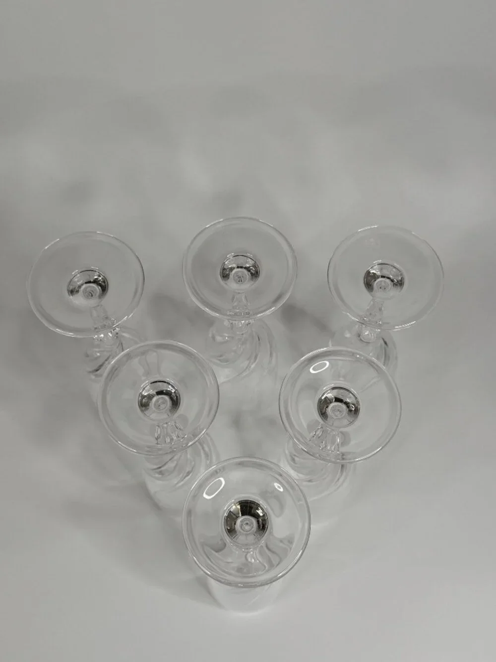 Vintage RCR Royal Crystal Rock Italy Champagne Flute, 8.25